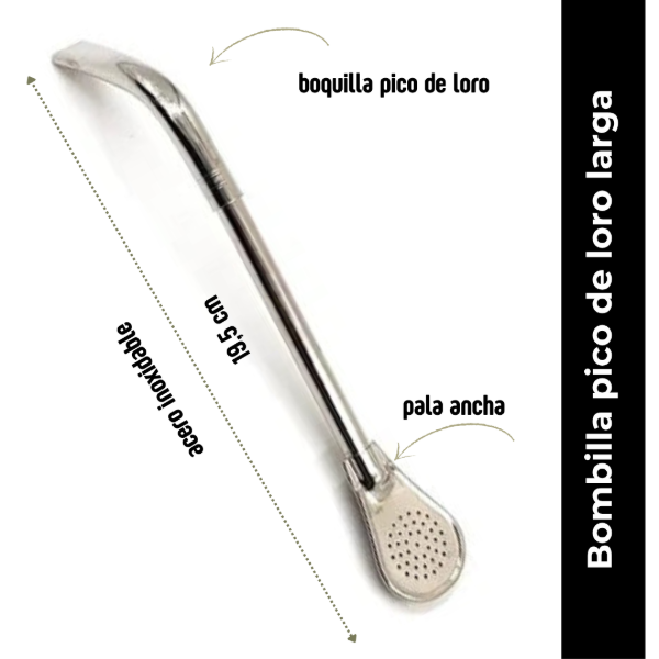 Producto - Bombilla pico de loro larga