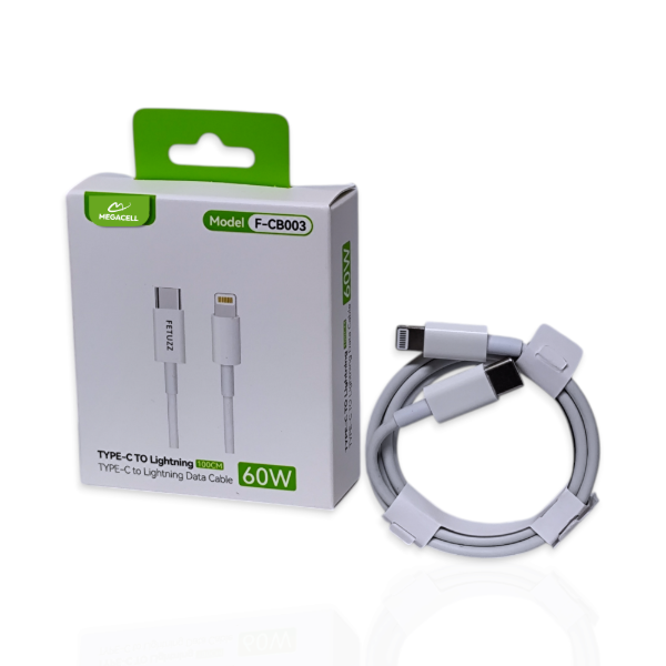 Producto - CABLE FETUZZ TIPO C A LIGHTNING 1M 60W (F-CB003)