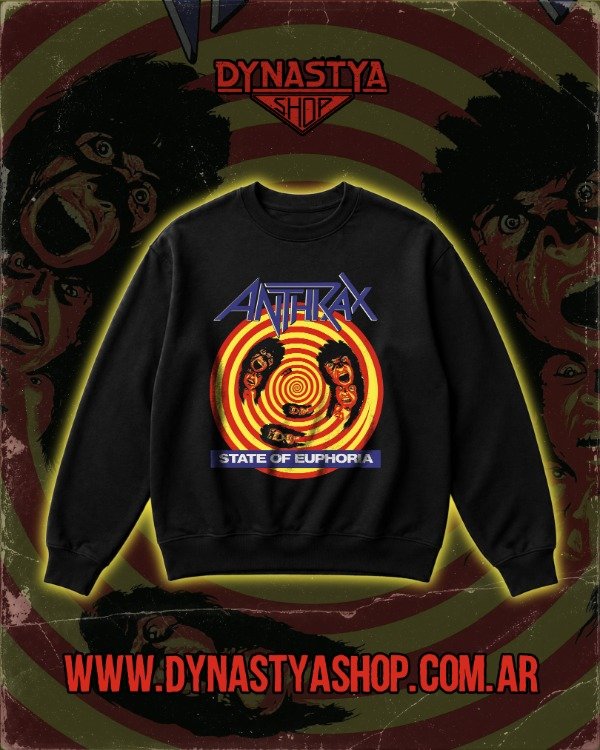 Producto - Buzo Cuello Redondo - Anthrax - State of Euphoria