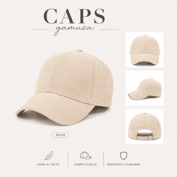 Producto - Caps Gamuza