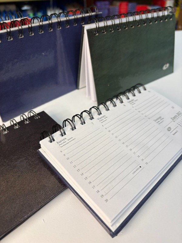 Producto - Agenda Semanal c/espiral POCKET 17x9,5cm -  "Arwen" - 1