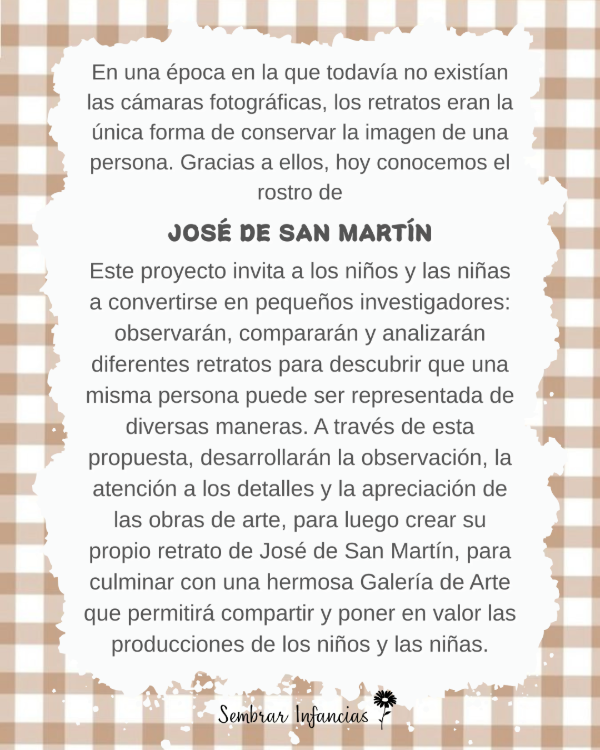 Producto - PROYECTO "Galería de retratos del General José de San Martín" - 1