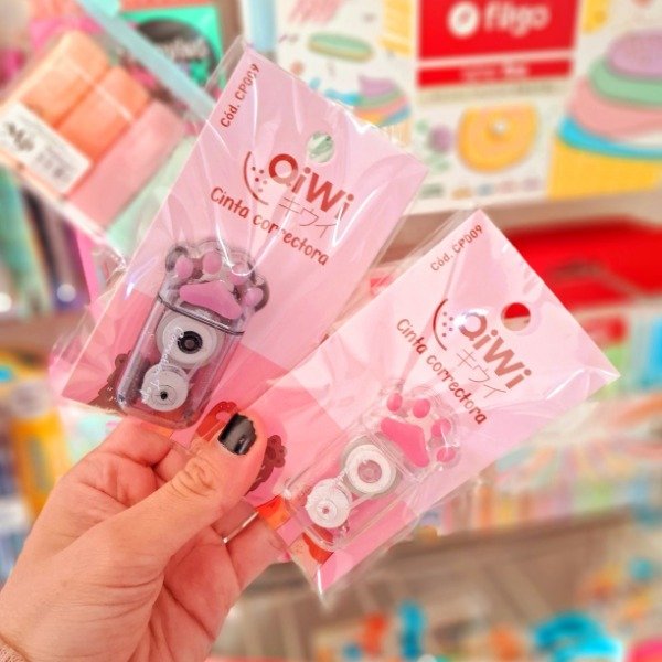 Producto - Corrector Cinta x5mts. "Huellita" - Qiwi