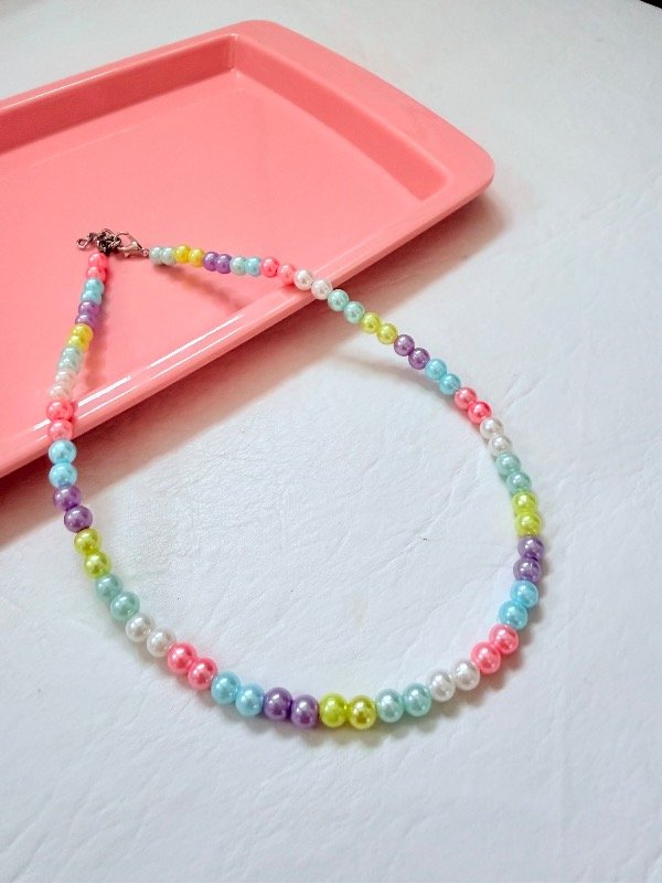 Producto - Collar perlas pastel