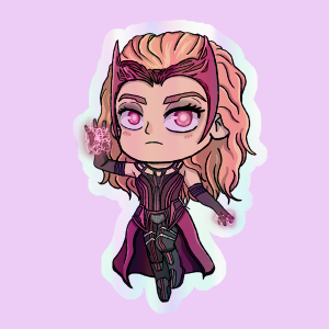 Producto - Stickers Holograficos - Marvel - Scarlet Witch