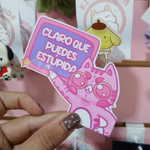 Producto - Sticker "Claro que puedes estupida"