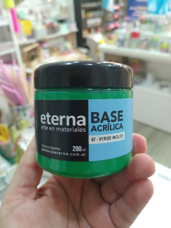 Producto - BASE ACRILICA ETERNA VERDE INGLES X 200 ML