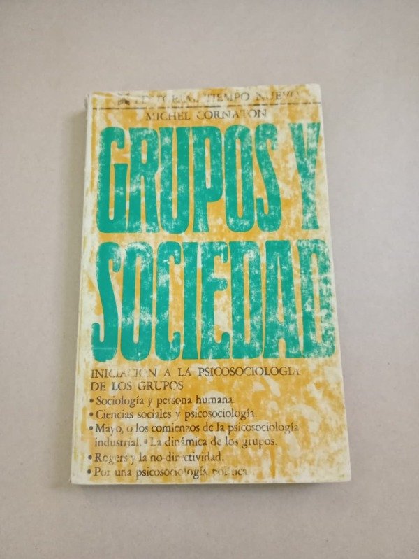 Producto - Grupos y sociedad - Michel Cornaton - Tiempo nuevo 1969 - 0