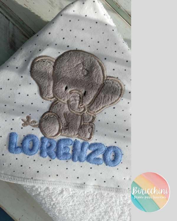 Producto - Toallon con Capucha Bordada -- Personalizable -- PRODUCTO A PEDIDO