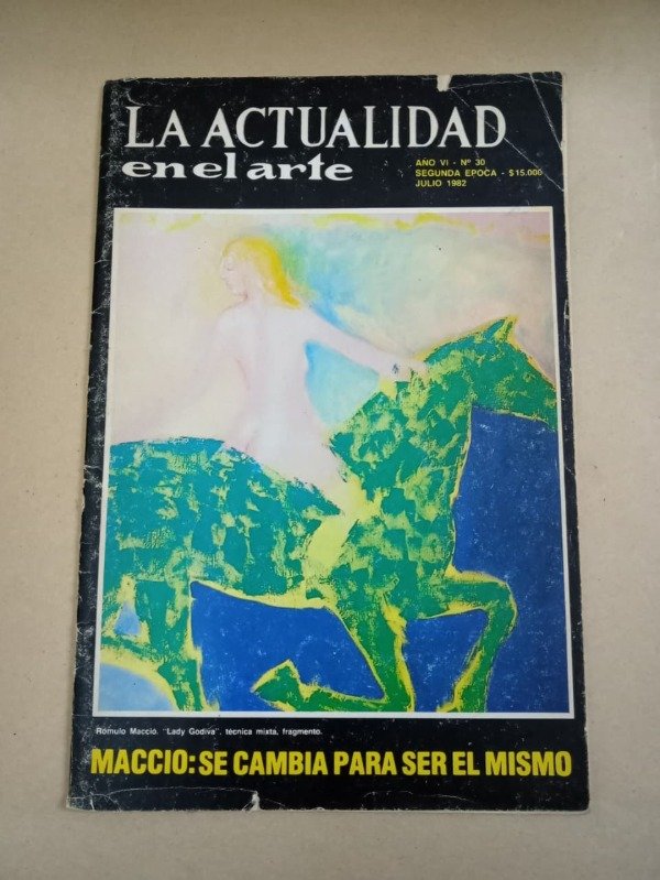 Producto - La actualidad en el arte #30 - Autores varios - Julio 1982