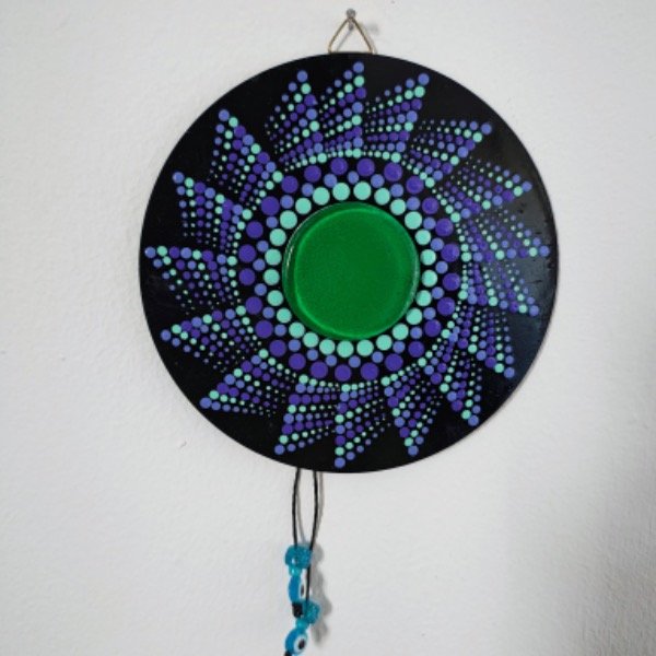 Producto - Mandala "Molino" en puntillismo