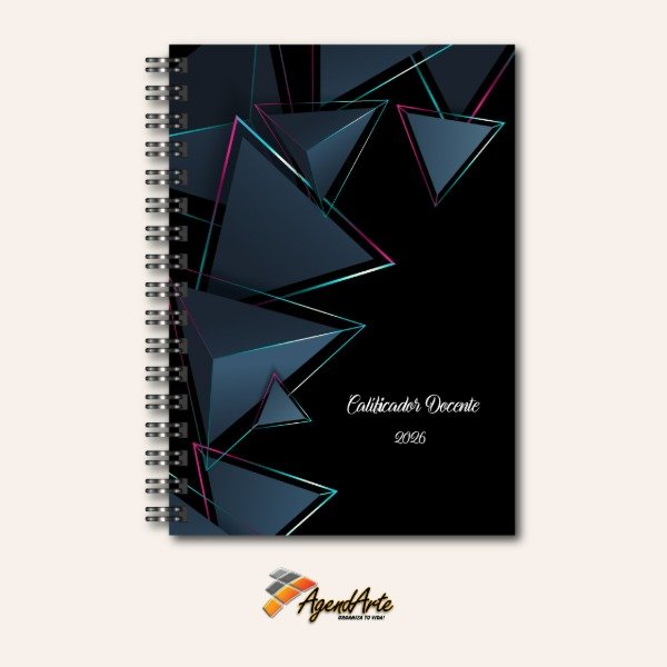 Producto - Calificadores Docentes 10 Cursos - Tapa Dura A5 - Diseño 4