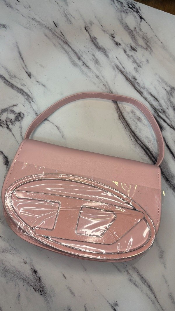 Producto - Minibag DIESEL rosa doble correa - 1