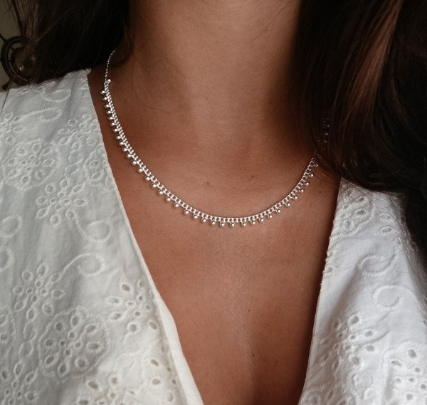 Producto - COLLAR AB CON BOLITAS COLGANTES - 0