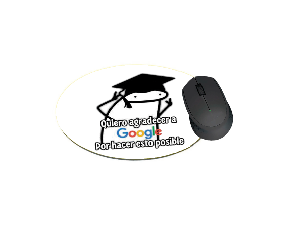 Producto - Mouse Pad Personalizado Circular Frase Bandas Egresados