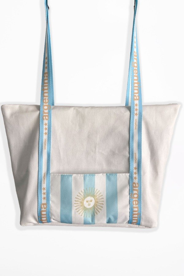Producto - Bolso Tote Gabardina ARG - Ritual Nacional