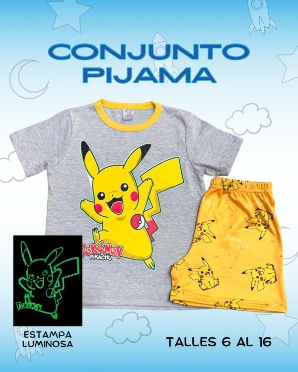 Producto - Pijama Pokémon corto