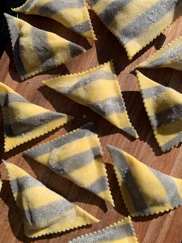 Producto - Panzotti de ricota, gorgonzola y pera confitada