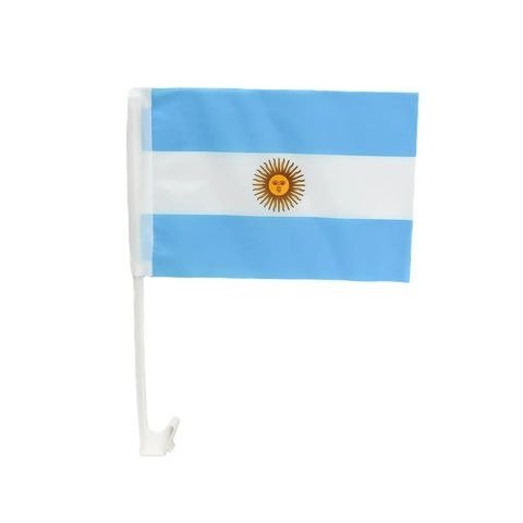 Producto - BANDERA ARGENTINA PARA AUTO DE TELA 20X28CM X UNIDAD