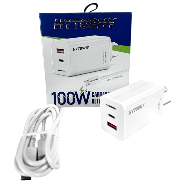 Producto - CARGADOR PARED 220V 100W C A C HYTOSHI