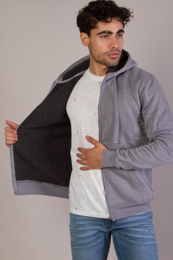 Producto - CAMPERA DE FRISA INTERIOR CORDERITO