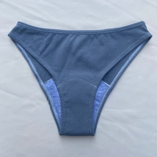Producto - EN STOCK - Bombacha Menstrual VEDETINA GRIS PLATA