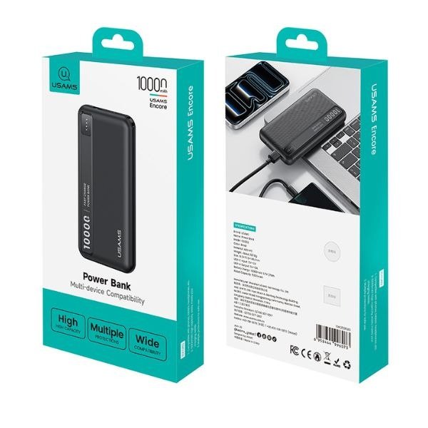 Producto - POWER BANK - 10KCD26201 - 10000 MAH A+C DUAL "USAMS" - 6