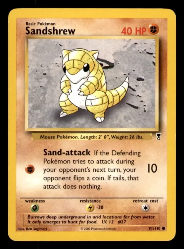 Producto - Sandshrew 91/110 Common Legendary Collection Pokemon