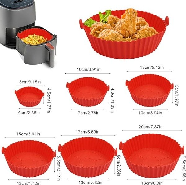 Producto - Set Moldes Air Fryer - x6