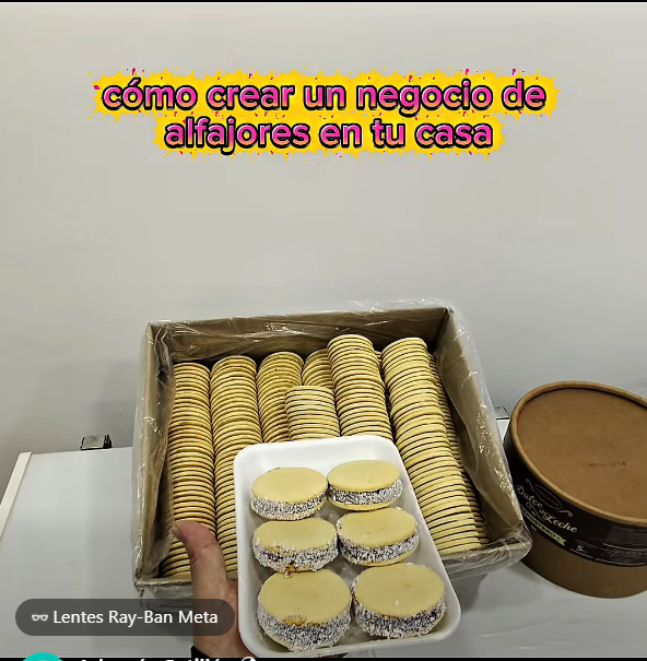 Producto - COMBO ALFAJOR EMPRENDEDOR DE MAICENA (TAPAS+DULCE+COCO+KIT ENVASADO)