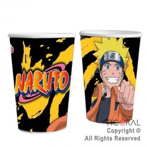 Producto - VASO POLIPAPEL NARUTO X8