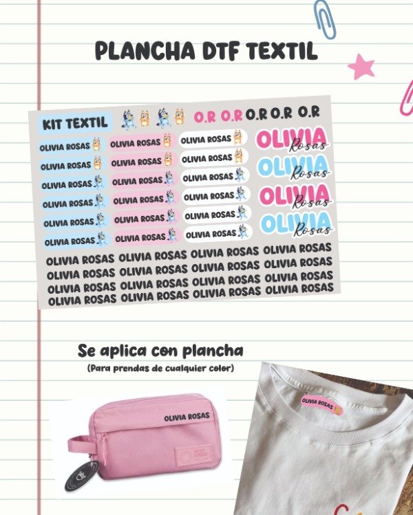 Producto - Rotulos DTF textil