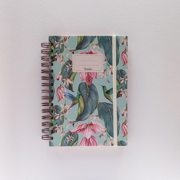 Producto - Agenda 2026 Anillada a5 (15x21cm) Dos días por página - Colibríes