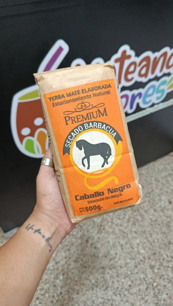Producto - Yerba Mate Caballo Negro MEDIO