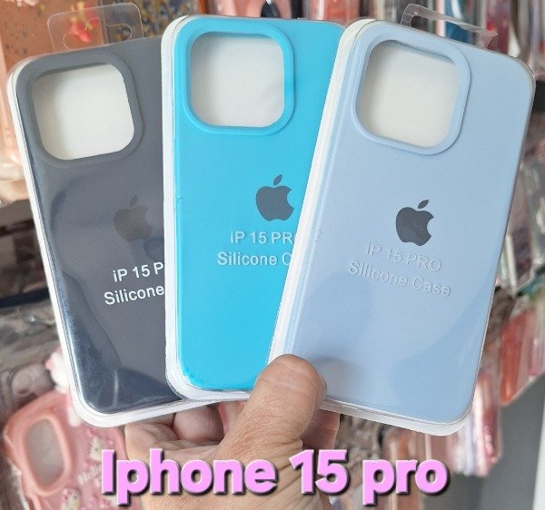 Producto - Funda silicona original. IPhone 15 pro