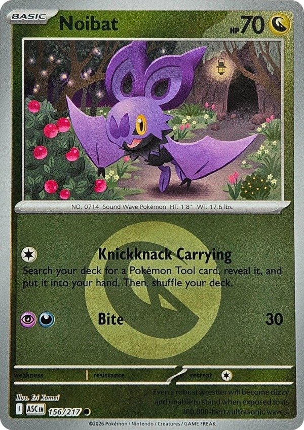 Producto - Noibat (156/217) (Energy Symbol Pattern) [Mega Evolution: Ascended Heroes]