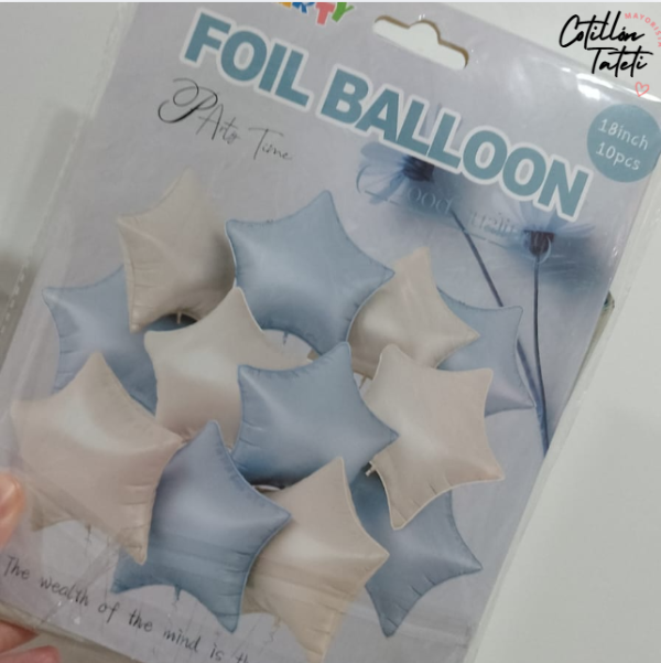 Producto - SET 10 GLOBOS ESTRELLAS ARGENTINA