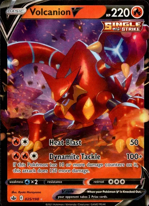 Producto - Volcanion V - 025/198 - Chilling Reign - Holo