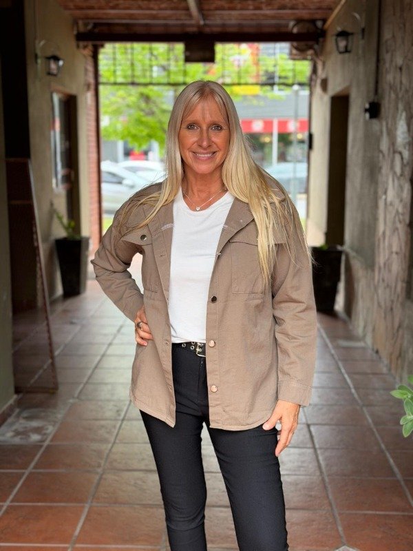 Producto - CAMISACO VENUS MARRON JEAN RIGIDO - 1