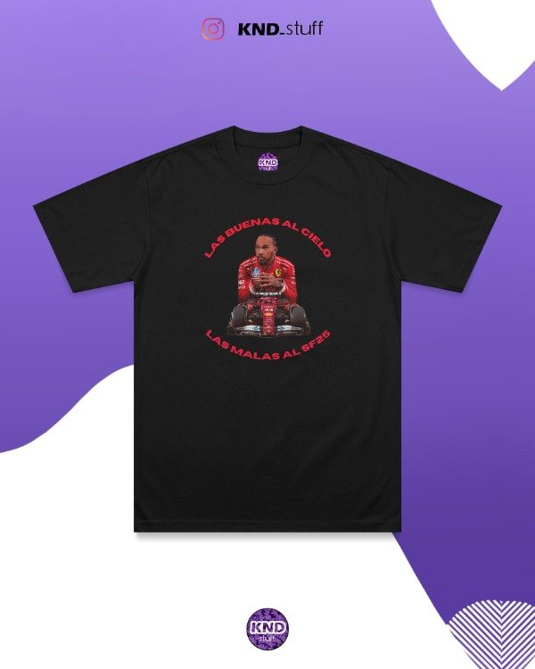 Producto - Remera las malas Hamilton - DTF