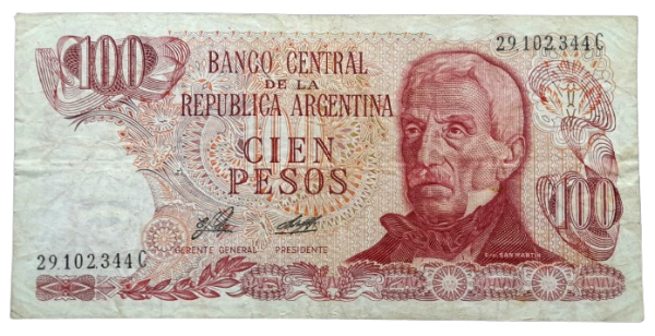 Producto - 100 Pesos P.302b (Porta - Diz) Bott.2405a -VF
