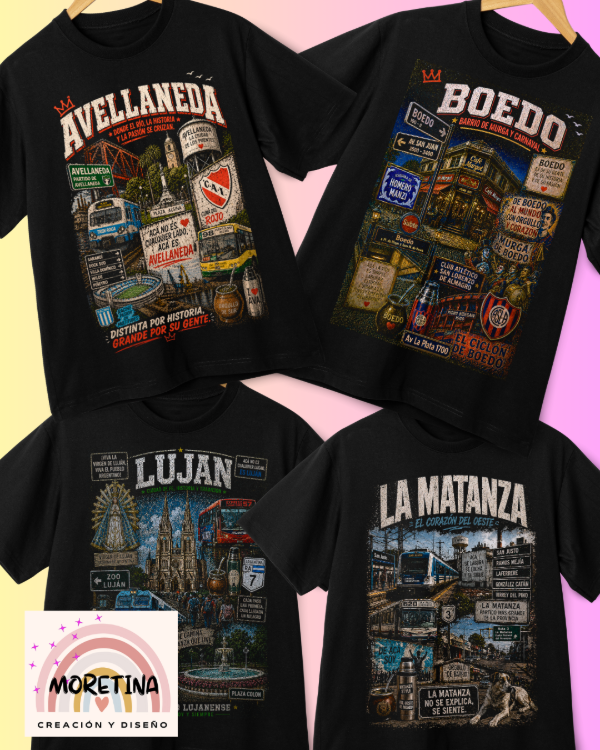 Producto - Remera de barrio a elección.