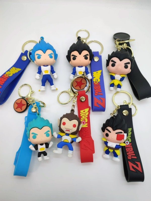 Producto - Llavero de goma Vegeta varios modelos - Dragon Ball