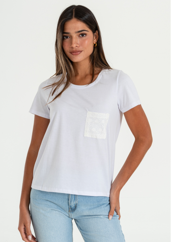 Producto - Remera Bolsillo Broderie