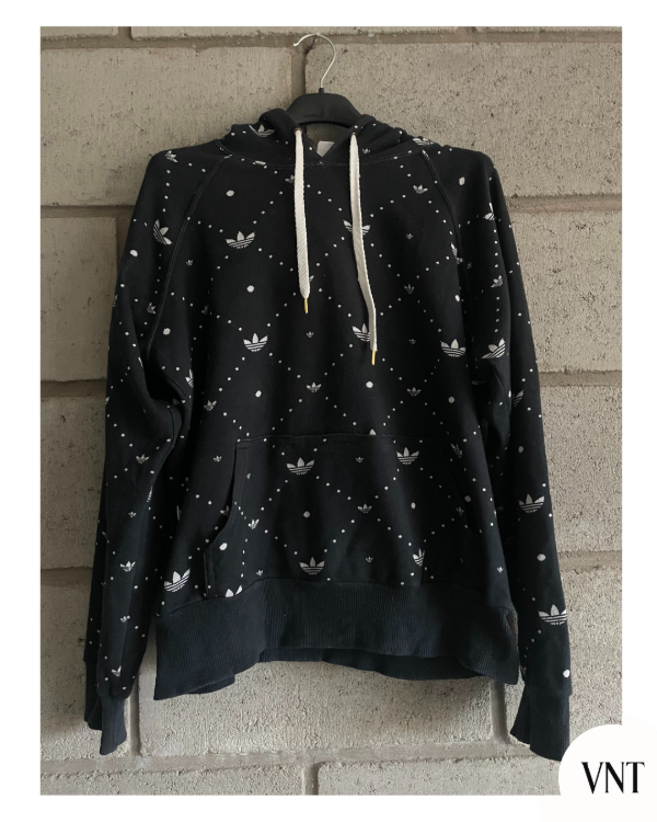 Producto - Buzo Adidas Originals Negro con Estampa Blanca