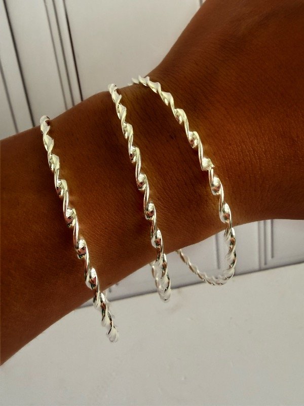 Producto - Esclava Torzada Silver