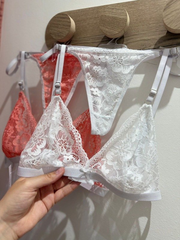 Producto - Cod. 084 - Conjunto encaje colores pasteles