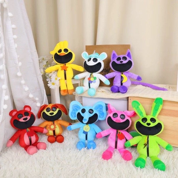 Producto - Llaveros Smiling Critters de peluche (x12 42.000ars)