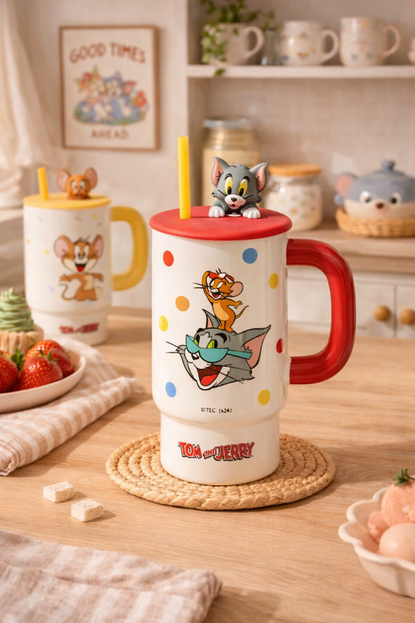 Producto - Vaso cerámico térmico Tom y Jerry