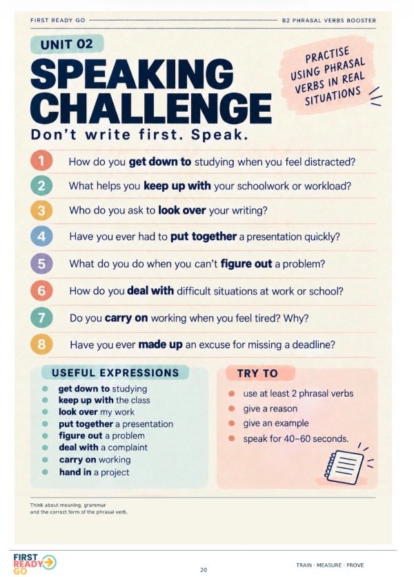 Producto - B2 Phrasal Verbs Booster - 2